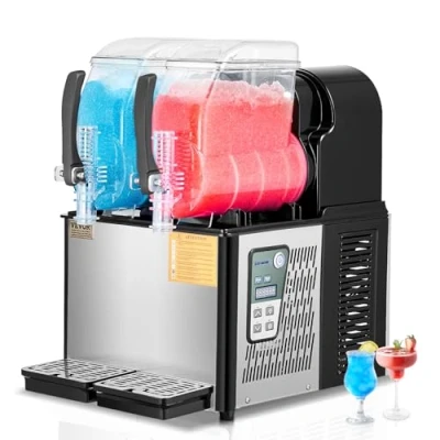 Abbildung von VEVOR Kommerzielle Slushy Maschine 4Lx2 Margarita Smoothie Frozen Drink Maker