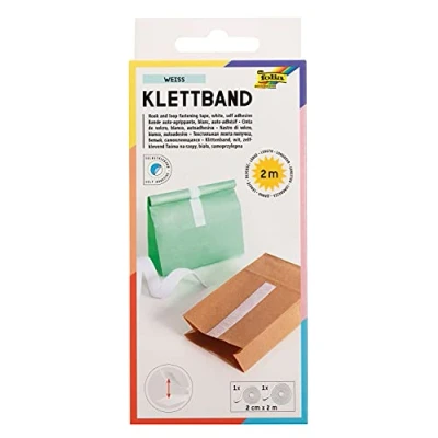 Abbildung von folia Klettband weiß