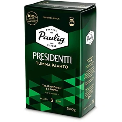 Abbildung von Paulig Presidentti Dark Roast filter ground Kaffee 12 Pack of 500g