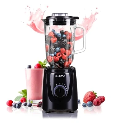 Abbildung von Zeegma Standmixer GRAND VITAMINE BASE, 1000,00 W, PeakPower 1829W(1000W)/Klingen aus Titan/2.2 L/20000RPM