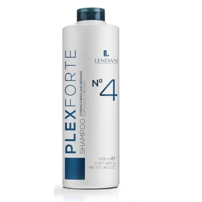 Abbildung von LENDAN Plex Forte Nº4 Repair Shampoo, 1000 ml, repariert und stärkt das Haar, reinigt tiefenwirkend, normalisiert den pH Wert des Haares, Anti Frizz, tiefe Feuchtigkeit