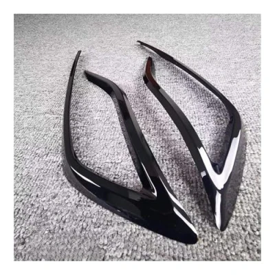 Abbildung von Für Golf 8 MK8 TSI GTE Auto Hinten Stoßstange Aufkleber Luftauslass Streifen Auspuff Endrohr Abdeckung Dekoration Tuning Kits Blende Auspuffblende