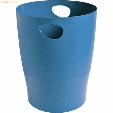 Abbildung von Exacompta Papierkorb BeeBlue 15 Liter türkis Blauer Engel Nr. 45384D