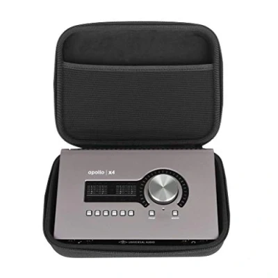 Abbildung von Analog Cases Pulse Case für Focusrite Scarlett 8i8 / UA Apollo x4 oder vergleichbare Audio Interfaces (Transporttasche aus langlebigem, geformtem Eva/Nylon, geformter Griff), Schwarz