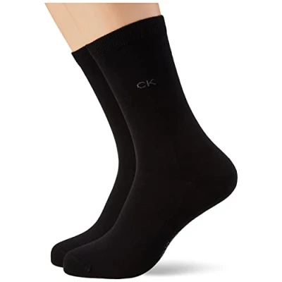 Abbildung von Calvin Klein Underwear CREW 2 PACK Socken, Damen, Größe: 37 41, Black