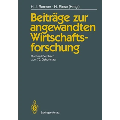 Abbildung von Beiträge zur angewandten Wirtschaftsforschung: Gottfried Bombach zum 70. Geburtstag