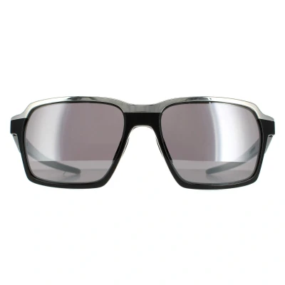 Abbildung von Oakley Herren OO4143 PARLAY 414302 Gläser SONNENBRILLEN O_matter Schwarz Grau Quadratisch Normal Prizm