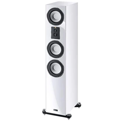 Abbildung von Magnat Signature 707, weiß, 1 STK. dynamischer 4 Wege Stand Lautsprecher mit edler Hochglanz Front für fantastischen Stereo und Heimkino Sound
