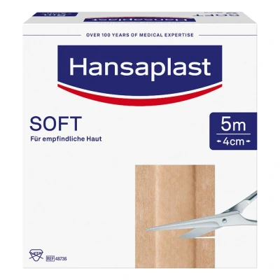 Abbildung von Hansaplast Soft Pflaster 5mx4cm Rolle