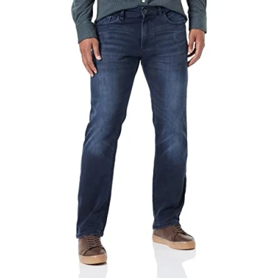 Abbildung von camel active Regular FIT Jeans Straight Leg, Herren, Größe: 35x36, Night blue