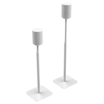Abbildung von Flexson Essentials Verstellbare Bodenständer für Sonos Era 100, Weiß, 1 Paar