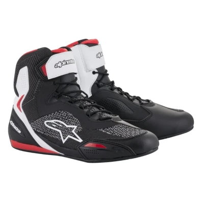 Abbildung von Alpinestars Faster 3 Rideknit Schuh schwarz/weiß/rot 10,5 Herren
