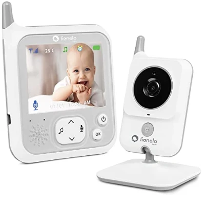 Abbildung von lionelo Babyphone Babyline 7.1, VOX System temperaturfühler 40 Stunden reichweite 260m