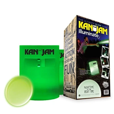 Abbildung von Kan Jam KanJam Unisex Adult Illuminate Game Set (1 Color + LED Disc), White, One Size