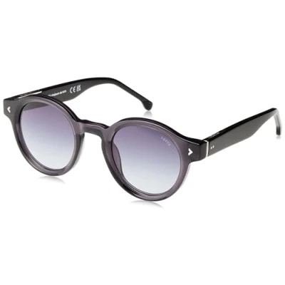 Abbildung von Lozza Unisex SL4339 Sunglasses, Glossy, Clear, Dark Grey, 48