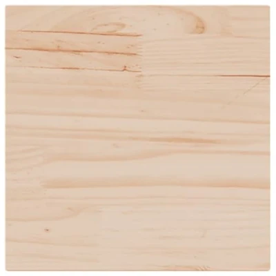 Abbildung von vidaXL Tischplatte, Holztischplatte Quadratisch, Ersatztischplatte für Couchtisch Beistelltisch Esstisch, Holzplatte, Massivholz Kiefer