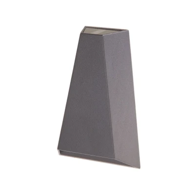 Abbildung von Lucande LED Außenwandleuchte Jendrik, Höhe 17 cm, anthrazit
