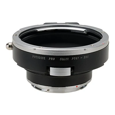 Abbildung von Fotodiox Pro Shift Lens Adapter Compatible with Pentax 6x7 Lenses on Canon EOS EF/EF S Cameras
