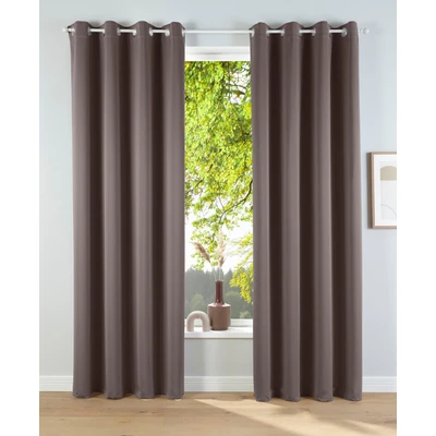 Abbildung von my home Verdunkelungsvorhang &quot;Solana&quot;, (2 St.), 2 er Set, Breite 140 cm, einfarbig