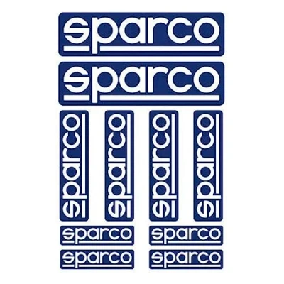 Abbildung von SPARCO Kit 10 Pegatinas Blau