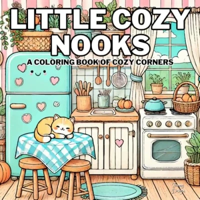 Abbildung von Little Cozy Nooks: A Coloring Book of Corners for Adults and Teens, Relaxation Joy
