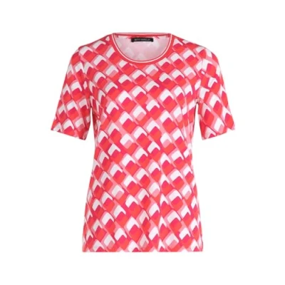 Abbildung von Betty Barclay Damen Basic Shirt mit Print 42, Rot/Weiß