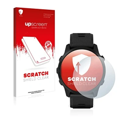 Abbildung von upscreen Schutzfolie für Garmin Forerunner 945 LTE Kristall klar, Kratzschutz, Anti Fingerprint
