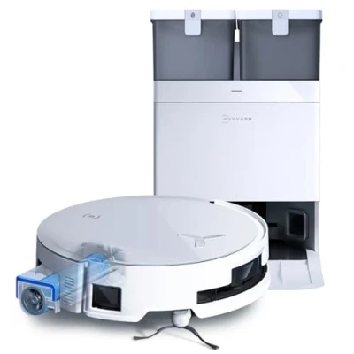 Abbildung von ECOVACS Saugroboter Deebot X8 Omni, 18,000 Pa, ZeroTangle 2.0, OZMO ROLLER Instant Self Washing Mopping Technology, TruEdge 3D Edge Sensor, AIVI 3.0 Omni Approach Technology
