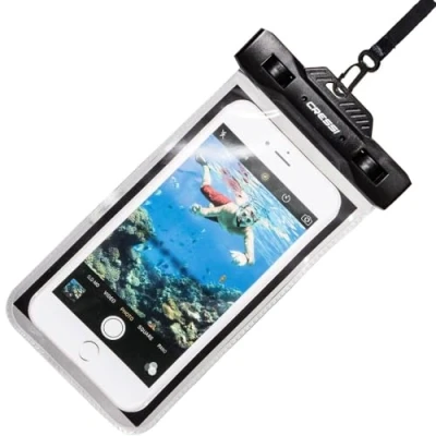 Abbildung von Cressi Swim Mobile Phone Waterproof Bag Wasserdicht Tasche Smartphone, Schwarz, Uni
