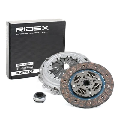 Abbildung von RIDEX 479C0014 Kupplungssatz mit Kupplungsdruckplatte Kupplungsscheibe, Ausrücklager 200, 200 PEUGEOT: Partner I Combispace, 206 SW