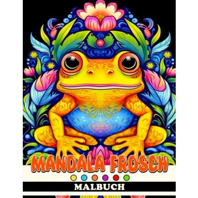 Abbildung von Mandala Frosch Malbuch: Erstaunliche Tierausmalbilder für Jugendliche und Erwachsene zum Spaß haben Entspannen Ein ideales Geschenk Tierliebhaber