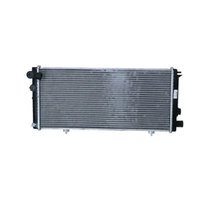 Abbildung von NRF 54628 Kühler, Motorkühlung Aluminium 609 276 29 mit Anbauteilen Kühlrippen gelötet PEUGEOT: 205 II Schrägheck, I Schrägheck