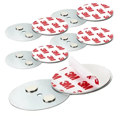 Abbildung von SHD Klebepads Magnetische Rauchmelder Halterung für Mini Feuermelder, 3M Selbst mit Magnethalterung, Ø 50mm, Sichere, Schnelle &amp; Einfache Montage, Kein Bohren, Keine Schrauben, 5er Set