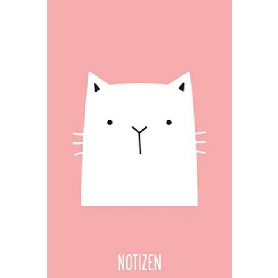 Abbildung von Notizen: Katze Notizbuch Bullet Journal mit blanko Seiten