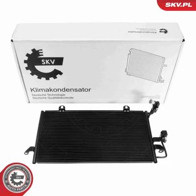 Abbildung von ESEN SKV 86SKV415 Klimakondensator ohne Trockner Aluminium 654mm AUDI: 80 B4 Avant, Cabriolet B4, A6 C4 Avant