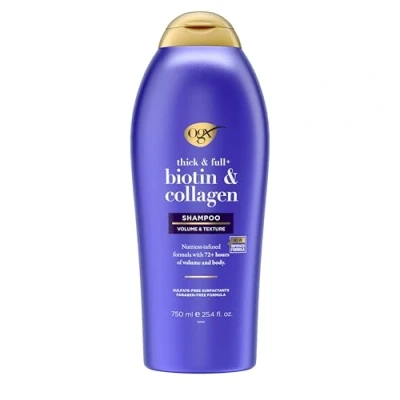 Abbildung von OGX Thick &amp; Full + Biotin and Collagen Shampoo, 25.4 Fl Oz