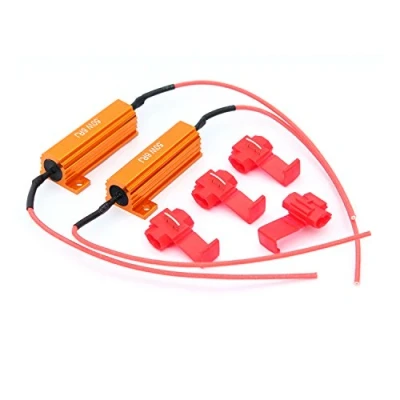 Abbildung von Taikuwu 2 X 12V KFZ Auto LKW 50W 6 Ohm Lastwiderstand Widerstand für LED SMD Blinker Fehlercode fix