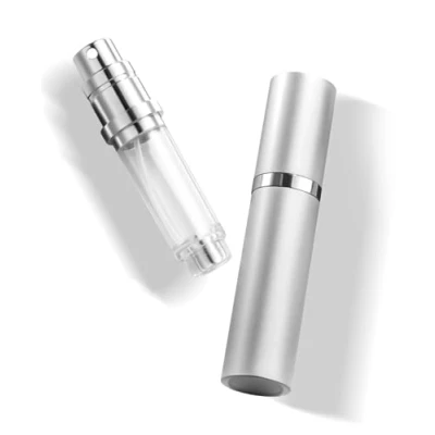 Abbildung von VVGAOGES Parfümzerstäuber Nachfüllbar,Parfum Zerstäuber für Unterwegs,Reiseflaschen zum Befüllen,Sprühflasche Klein Parfum,Parfümflaschen Leer Reise 5ml(Silber)