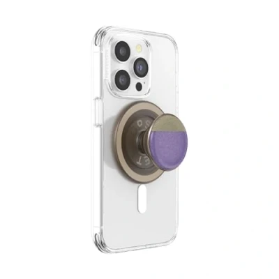 Abbildung von PopSockets: PopGrip Round für MagSafe Inklusive Adapterring Ausziehbarer Sockel und Griff mit einem Austauschbarem Top Smartphones Hüllen Lavender