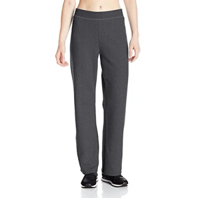 Abbildung von Hanes Damen Sweatpants mit offenem Bein, EcoSmart Fleece Sweatpants, Regular &amp; Petite, Slate Heather, XX Large, Schiefer Large