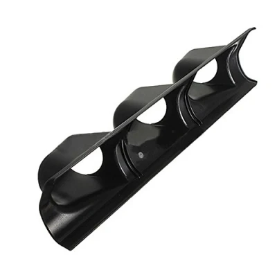Abbildung von E Support™ Kfz 2&quot; 52mm Universal DREI Löcher Halter Gauge Halterung Bracket Instrumentenhalter ABS Seite