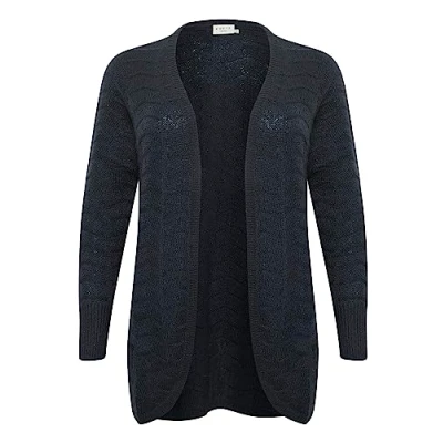 Abbildung von Kaffe Curve Kcemana Strickjacke, Damen, Größe: 50/52, Midnight marine