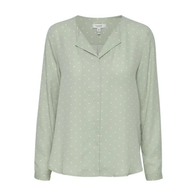 Abbildung von b.young Bluse, Damen, Größe: 40, Frosty green mix