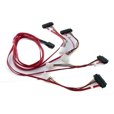 Abbildung von System S SFF 8087 Kabel 100 cm Mini SAS 36 Pin zu 4X 29 8482 Adapter für RAID Festplatte Motherboard