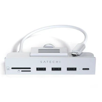 Abbildung von Satechi USB C Clamp Hub für 24 Zoll iMac silber ST UCICHS