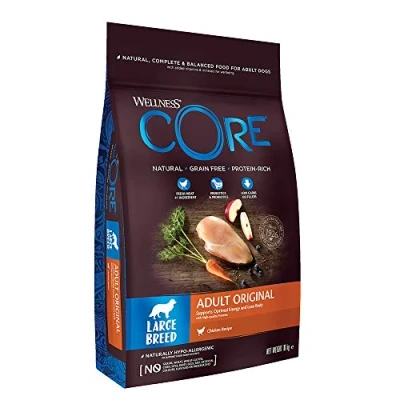 Abbildung von Wellness Core Grain Free Dog Large Breed Adult Huhn Hundefutter 10...