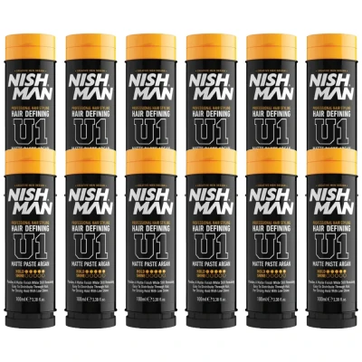 Abbildung von Nish Man Hair Defining Matte Paste Argan 100 ml