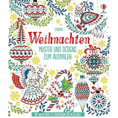 Abbildung von Weihnachten Muster und Designs zum Ausmalen (Zeit für mich Reihe)