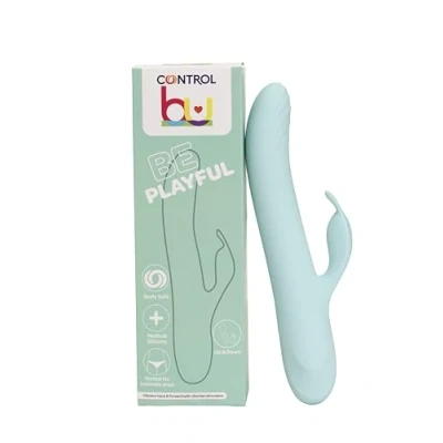 Abbildung von Control Bu Rabbit Vibrator mit Schubeffekt Bewegung und flexiblem Vibrationsarm Be Playful