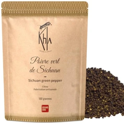 Abbildung von Khla Szechuan Pfeffer Grün 100 g Grüner Sichuan Pfefferkörner Ganz Beeren Asiatisches Gewürz Timut Chili Sichuanese Begrenzte Produktion Herkunft China